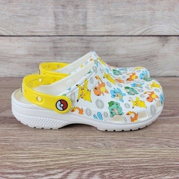 NEW Crocs x Pokemon 2 Clogs‎ Women's Size 7 Pikachu Squirtle Charmander Shoes - Picture 2 of 9